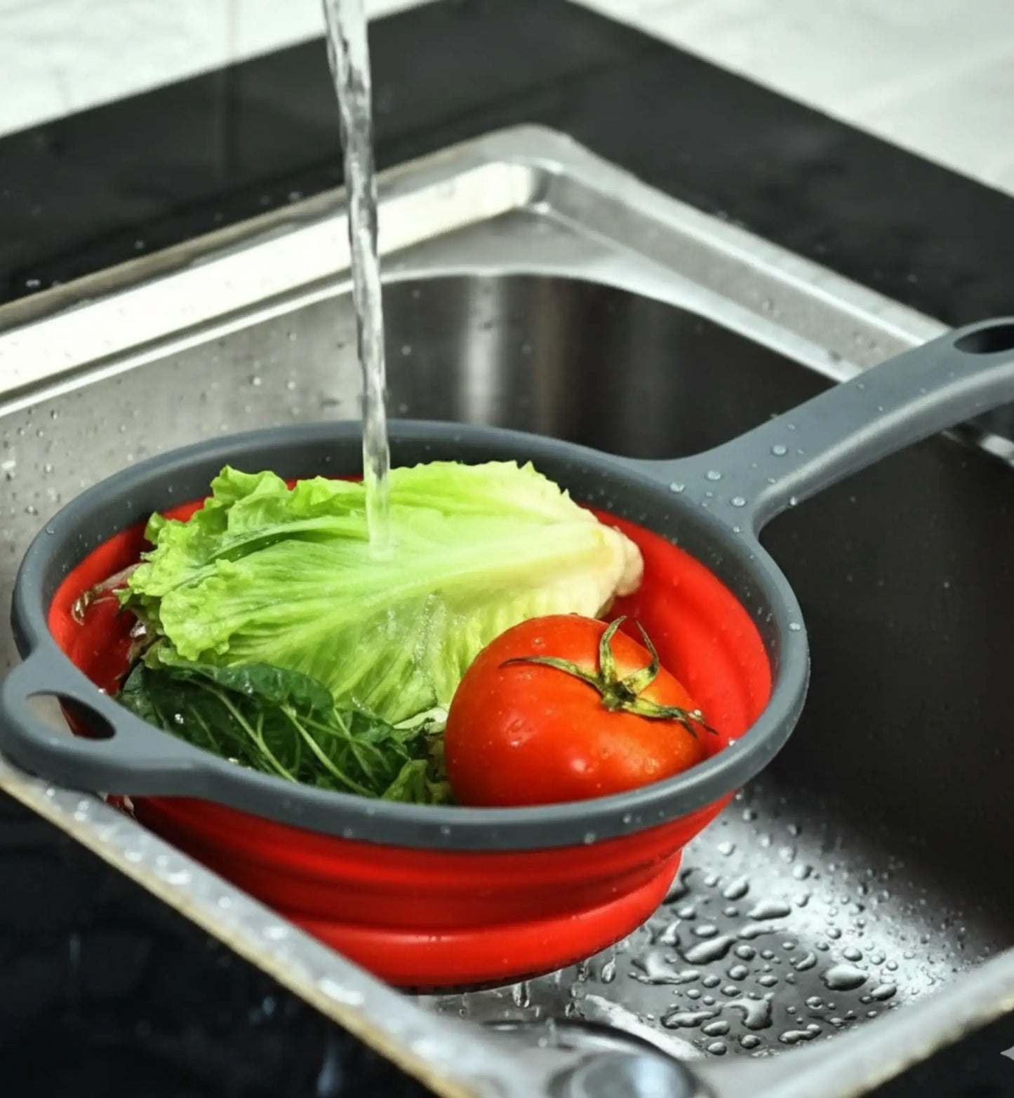 ESCORREDOR DE SILICONE COM CABO