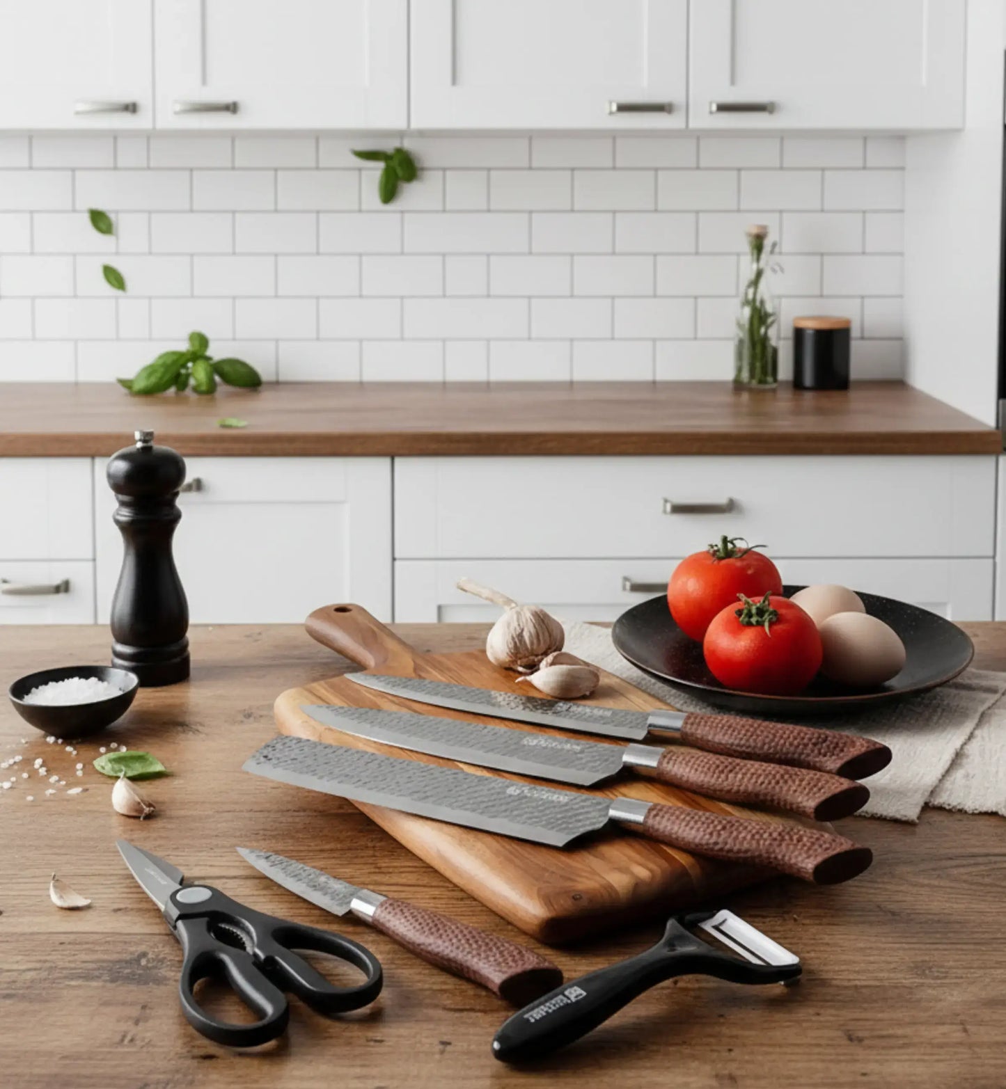 KIT C/ 6 FACAS DE AÇO INOX